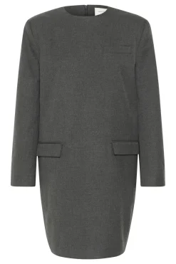 Grå PaulaGZ melange blazer dress
