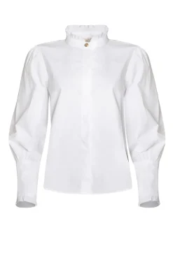 Hvit Maira Poplin blouse